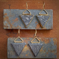 Meteorite Earrings